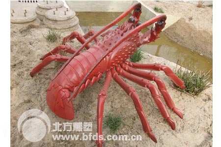 龙虾雕塑