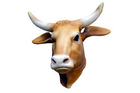 牛头挂件雕塑001
