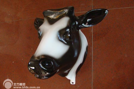 牛头挂件雕塑006