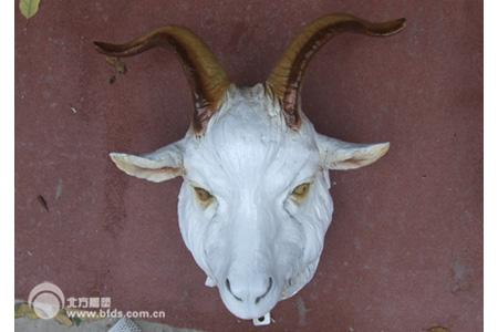 羊头挂件雕塑002