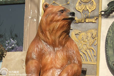 仿真熊、动物雕塑