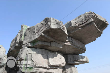 山东生态园假山雕塑