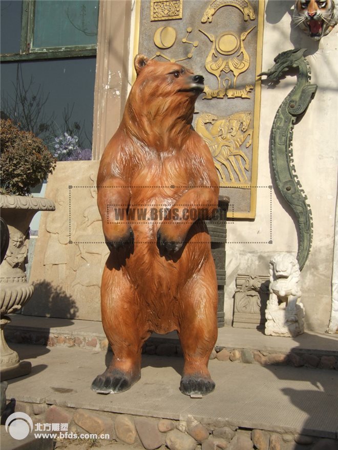 仿真熊、动物雕塑
