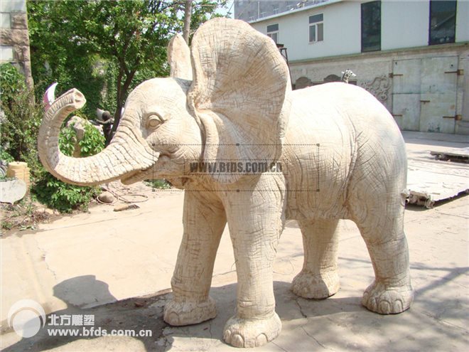 新品小象、仿真动物雕塑