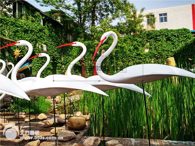 抽象白鹭(新品）雕塑、水禽雕塑