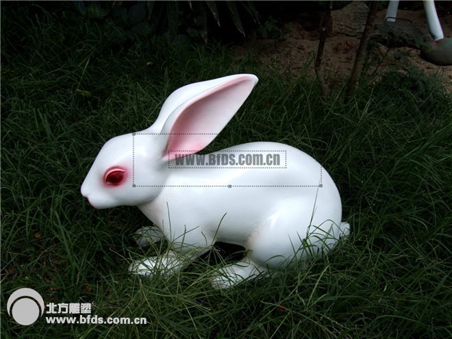 热销产品、仿真兔子、园林草坪装饰雕塑