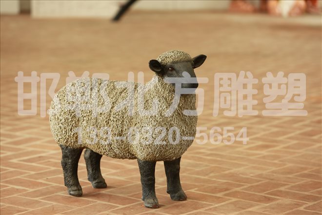 羊雕塑 仿真羊雕塑