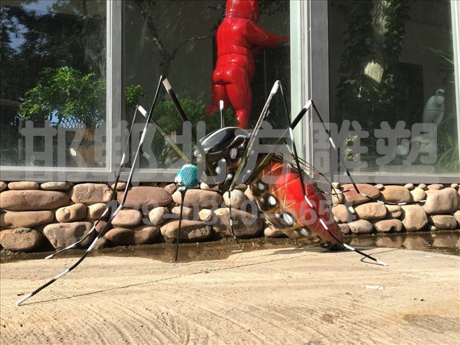 仿真花蚊子（新品）雕塑