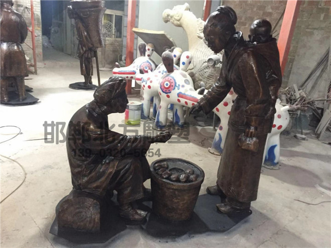南广古镇情景雕塑